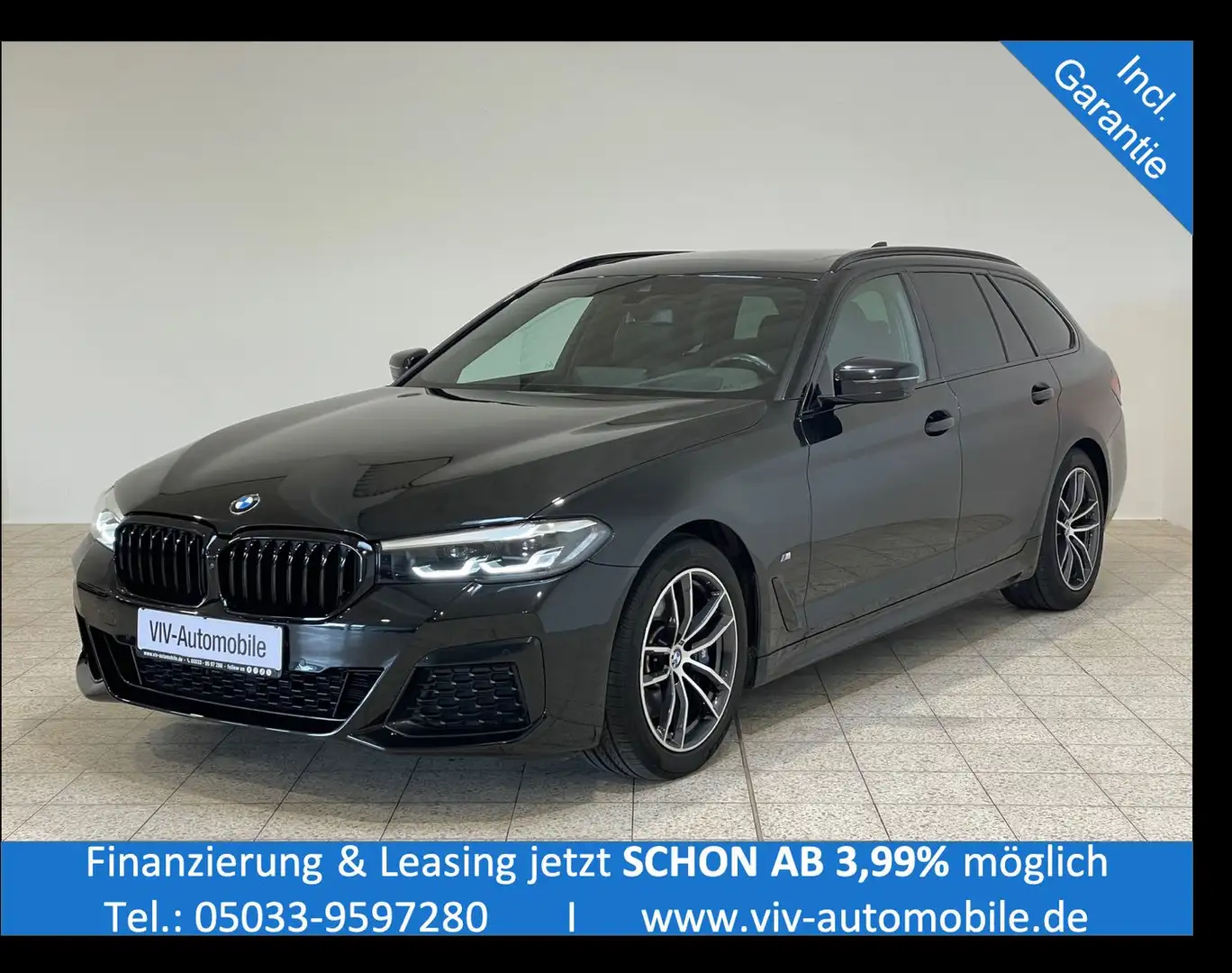 BMW 530 i M Sport Paket LED*Panorama*Head Up*H&K* Noir - 1