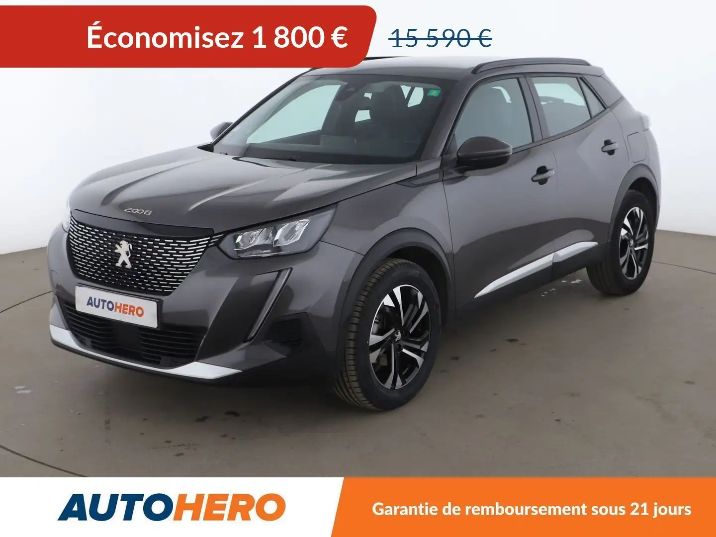 Peugeot 2008 1.2 PureTech Allure Gris - 1