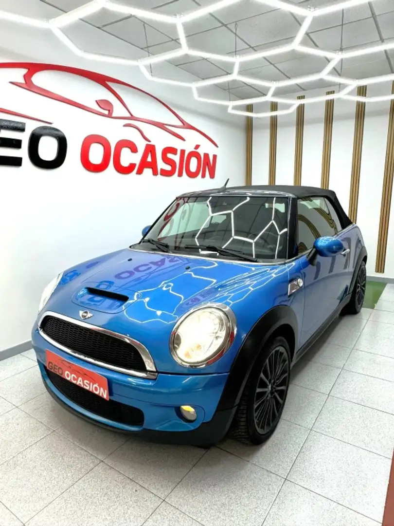 MINI Cooper S Cabrio Bleu - 1