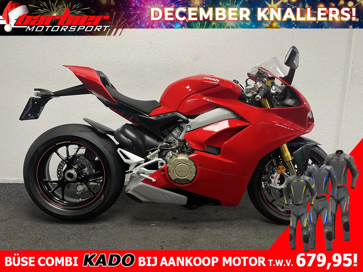 Ducati Panigale V4 S Rood - 1