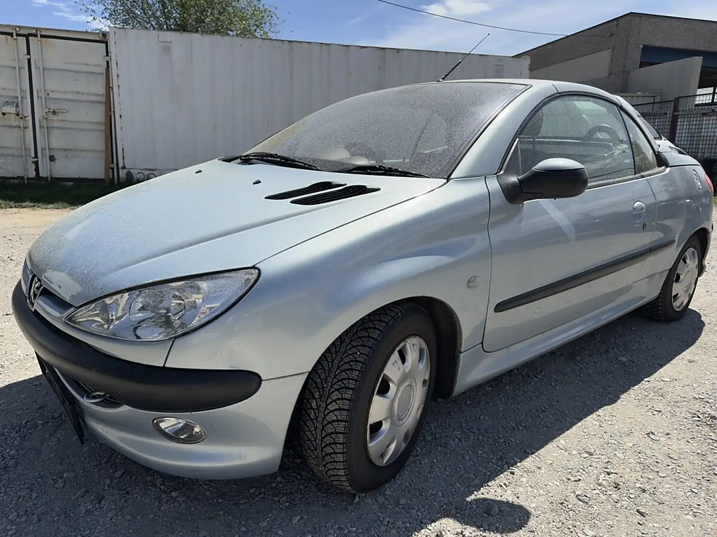 Peugeot 206 CC 1,6 16V Silber - 2