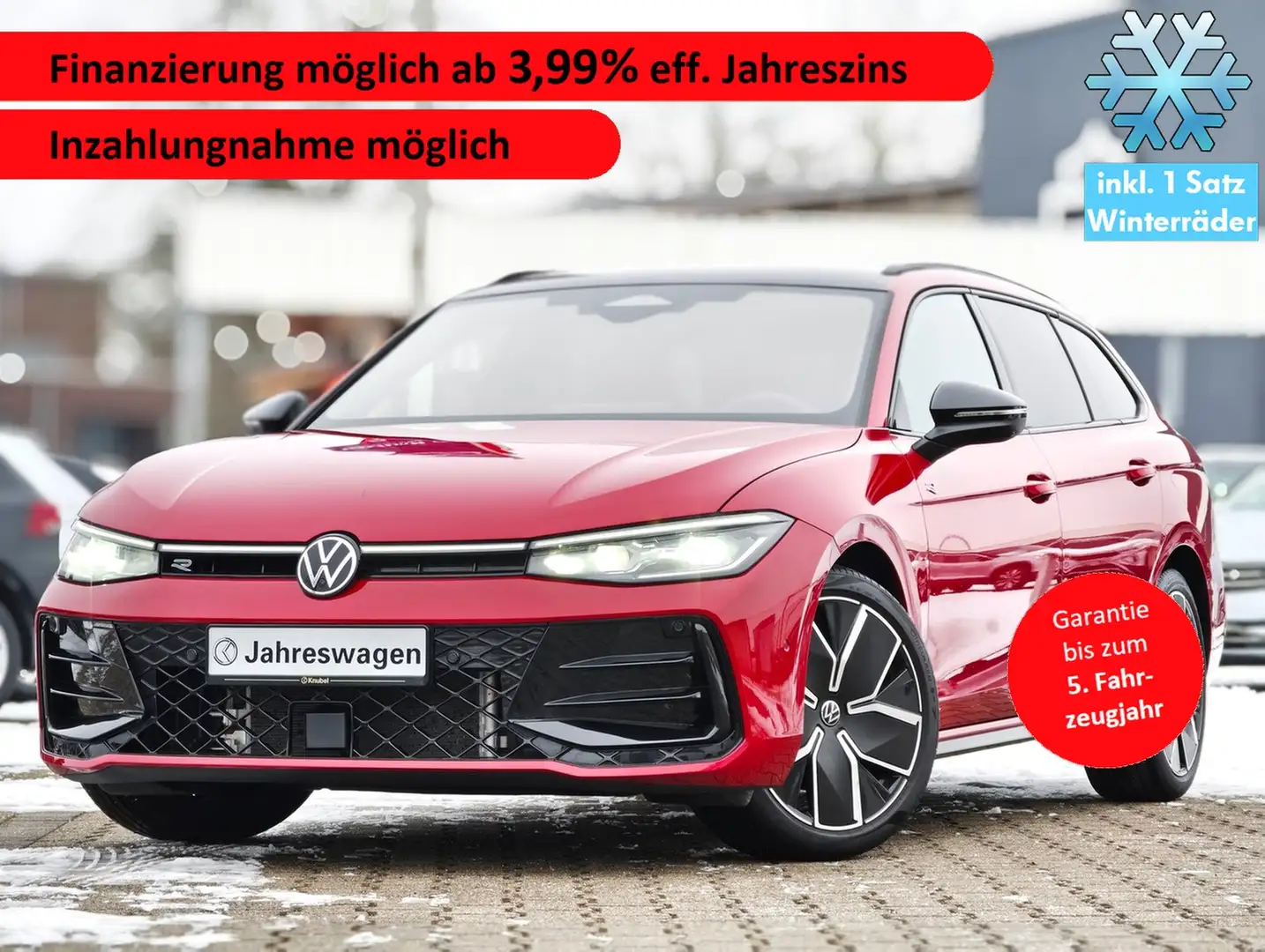 Volkswagen Passat Variant R-Line 2.0 TDI DSG 4M *Signature*Pano*AHK* Rot - 1