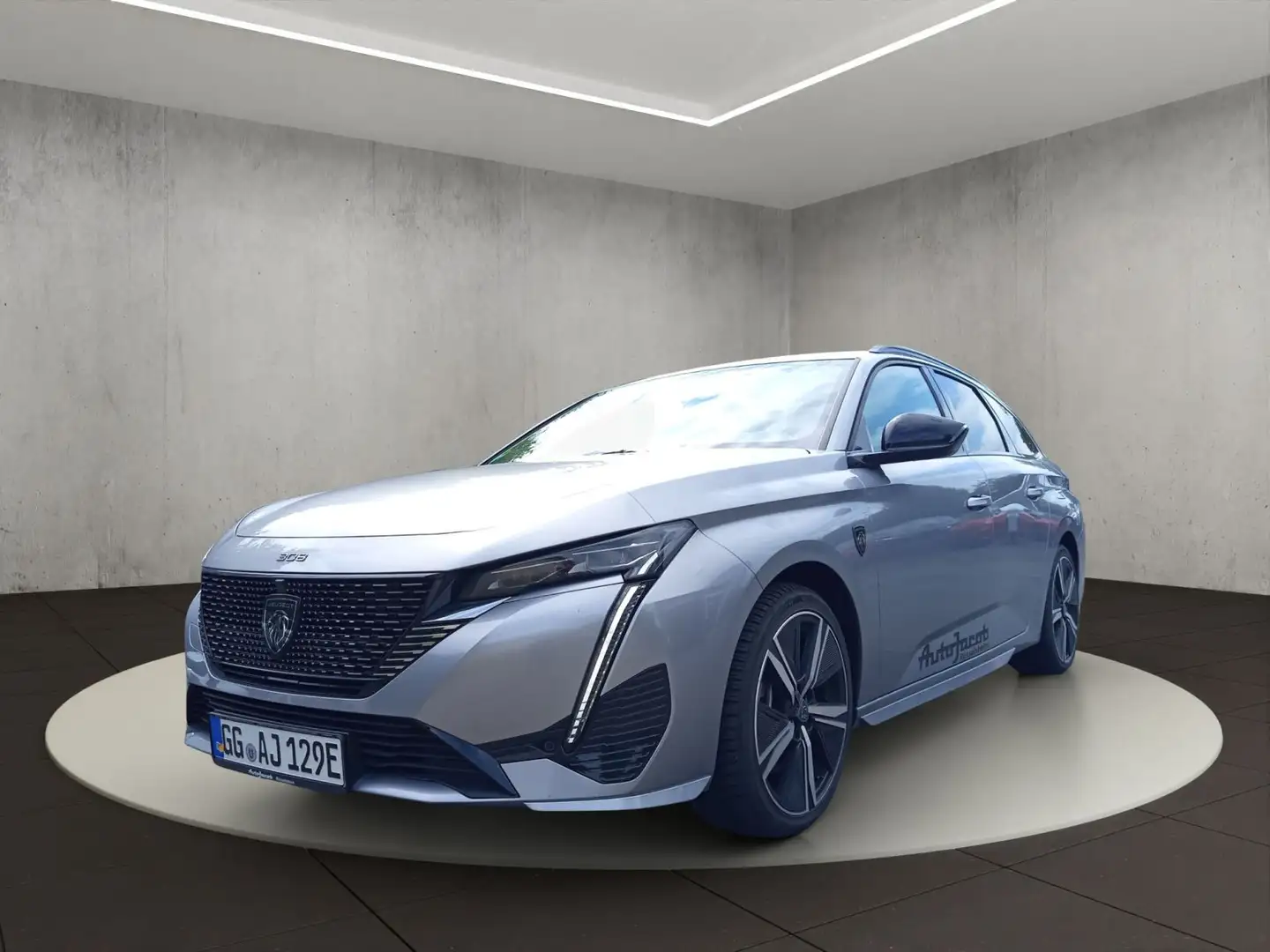 Peugeot 308 SW GT Plug-In Hybrid 225 e-EAT8 Argent - 1