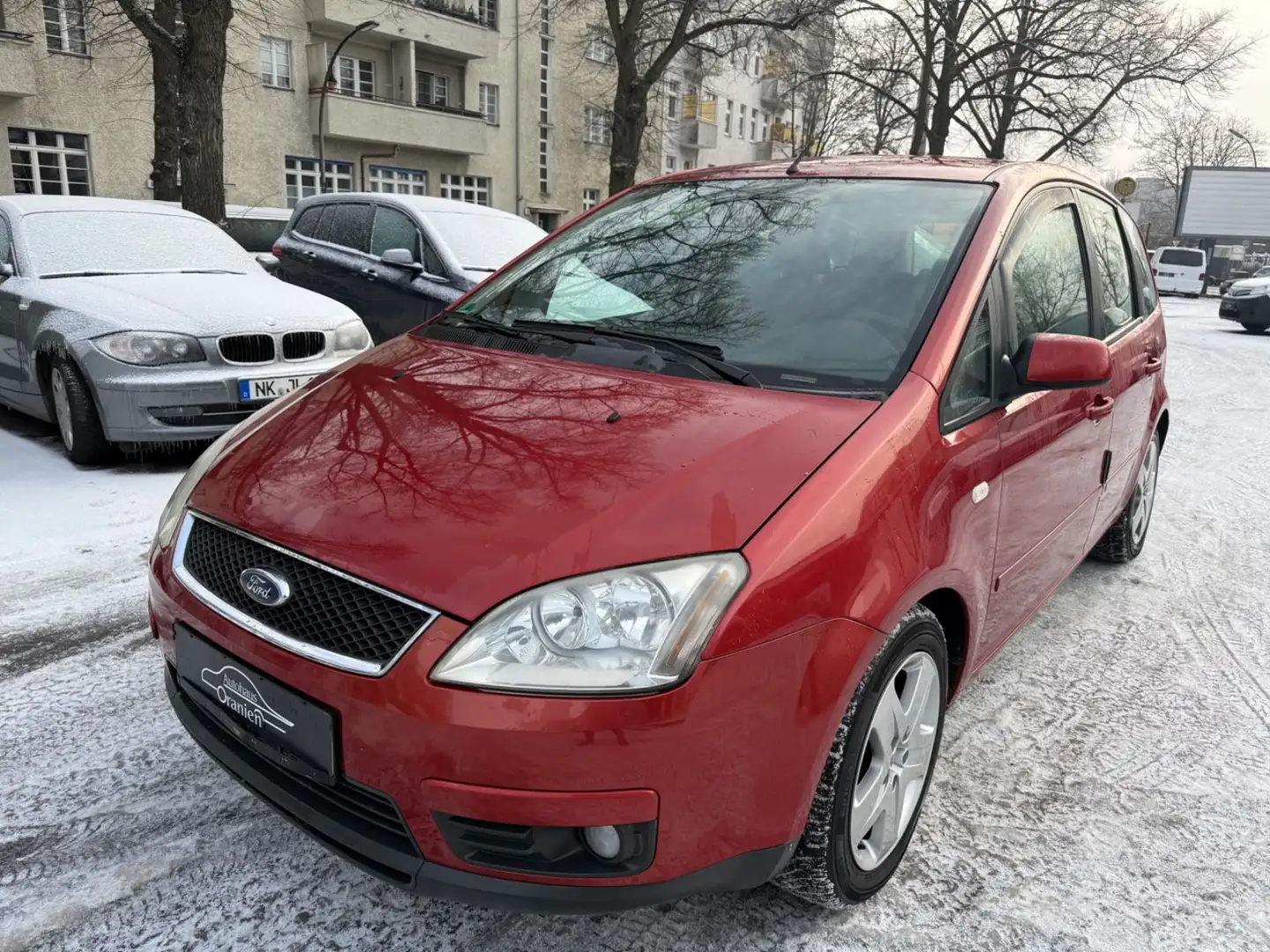 Ford C-Max 1.6 TÜV 01/2027,KLIMA,SITZHEIZUNG Rot - 1
