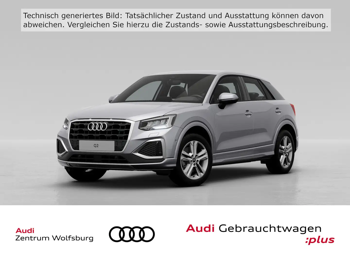 Audi Q2 35 TDI S-tronic S line MMI/Sitzhzg/LED Silber - 1