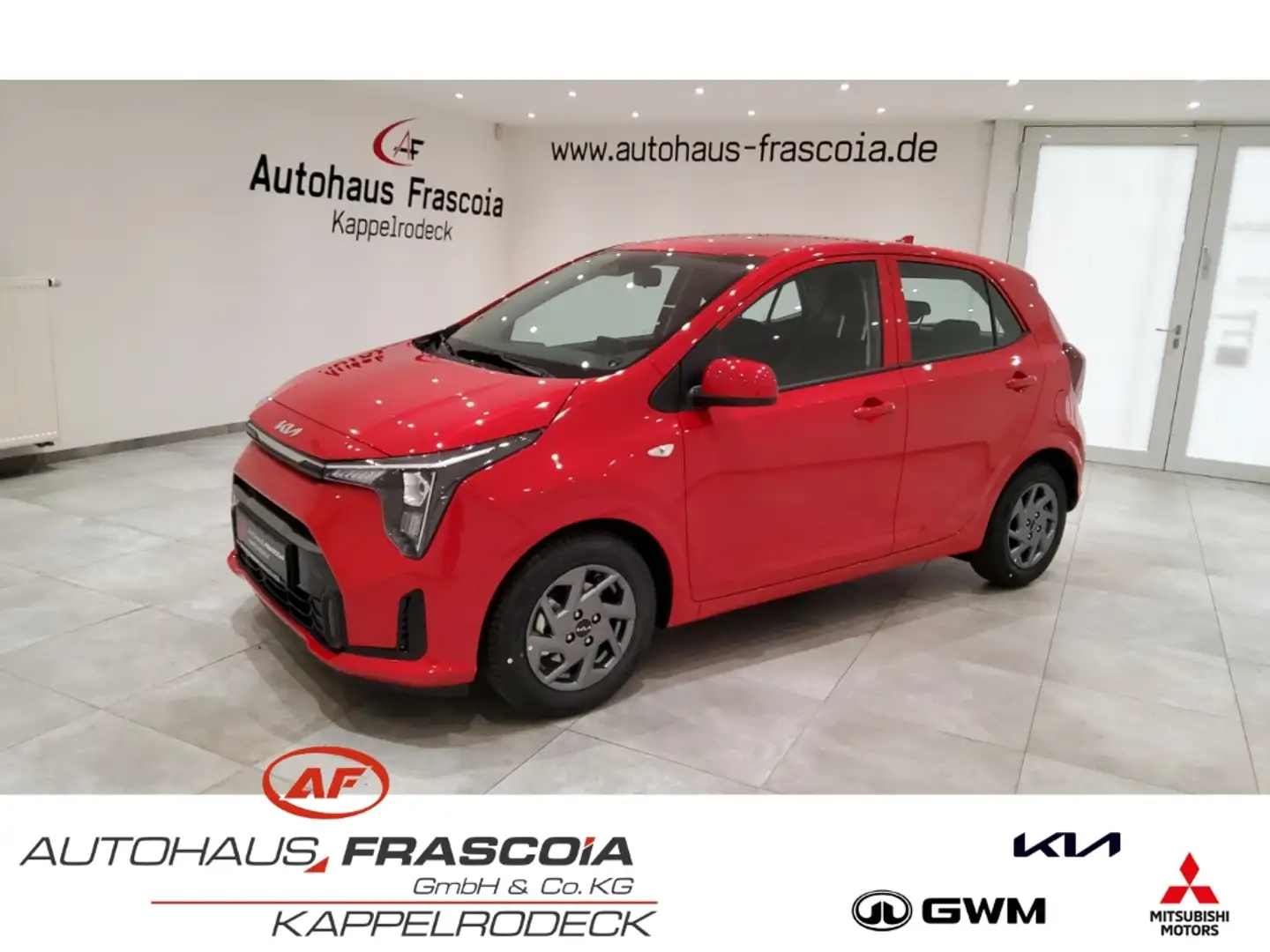 Kia Picanto 1.2 VISION Navi Rückfahrkam PDChi. SHZ LenkradHZG Rojo - 1