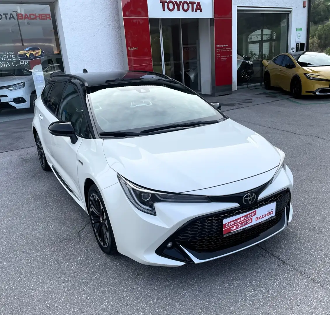 Toyota Corolla TS 1,8 VVT-i Hybrid GR-S FWD Blanc - 2