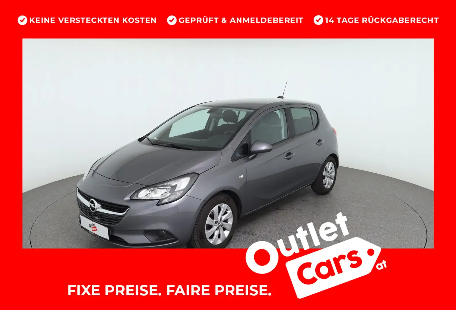 Opel Corsa 1,2 Ecotec Österreich Edition Grijs - 1