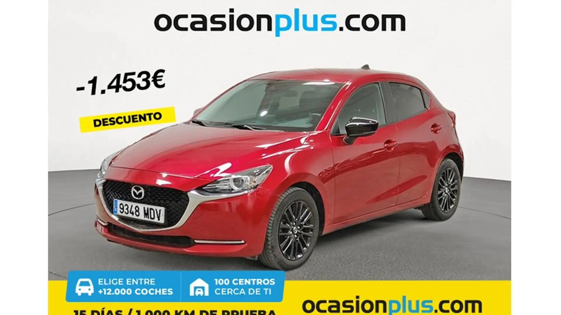 Mazda 2 1.5 Skyactiv-g Black Tech Edition 55kW Rouge - 1