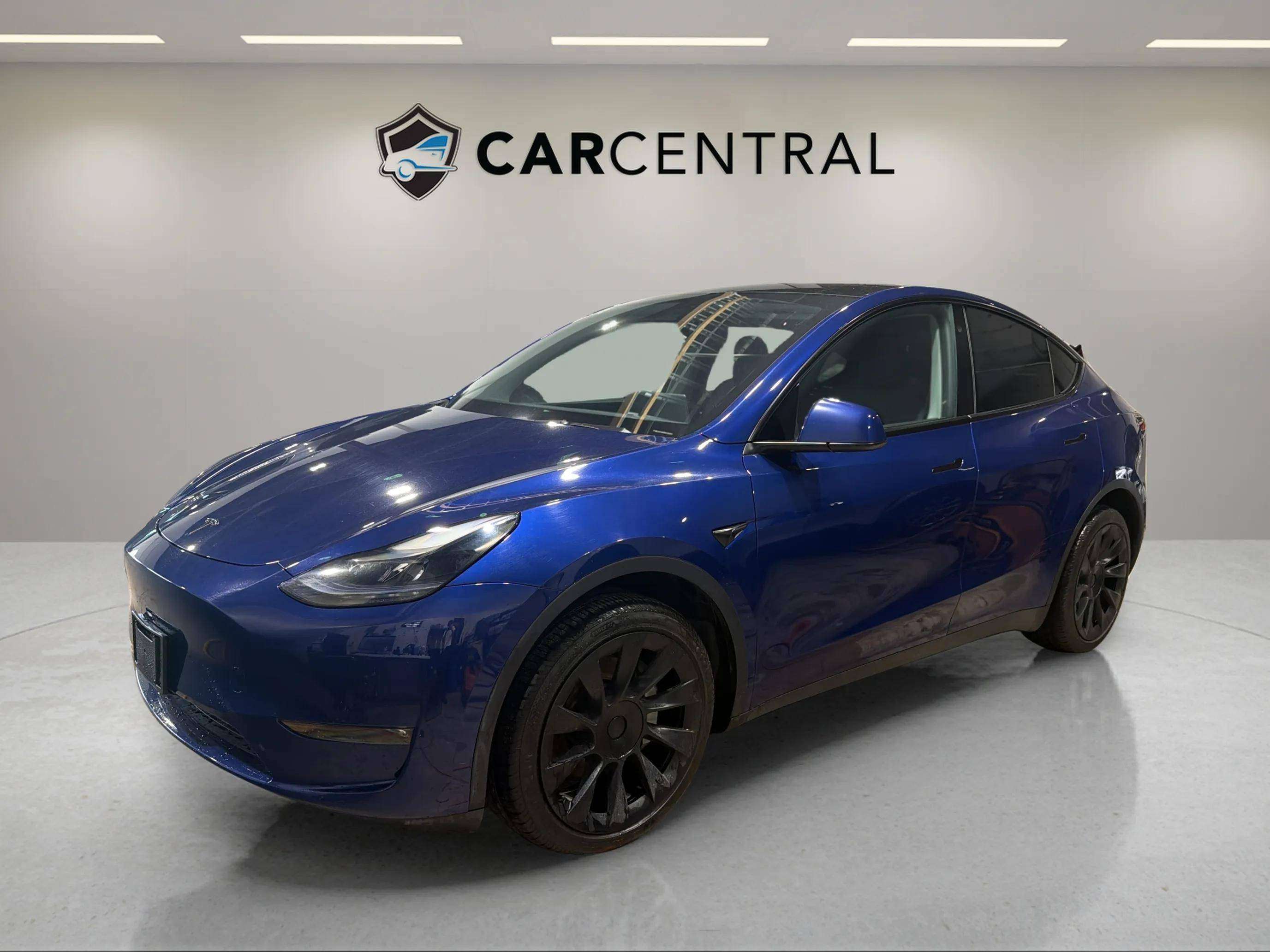 Blue 2023 Tesla Model Y SUV / Crossover All-Wheel Drive 1-Speed Automatic