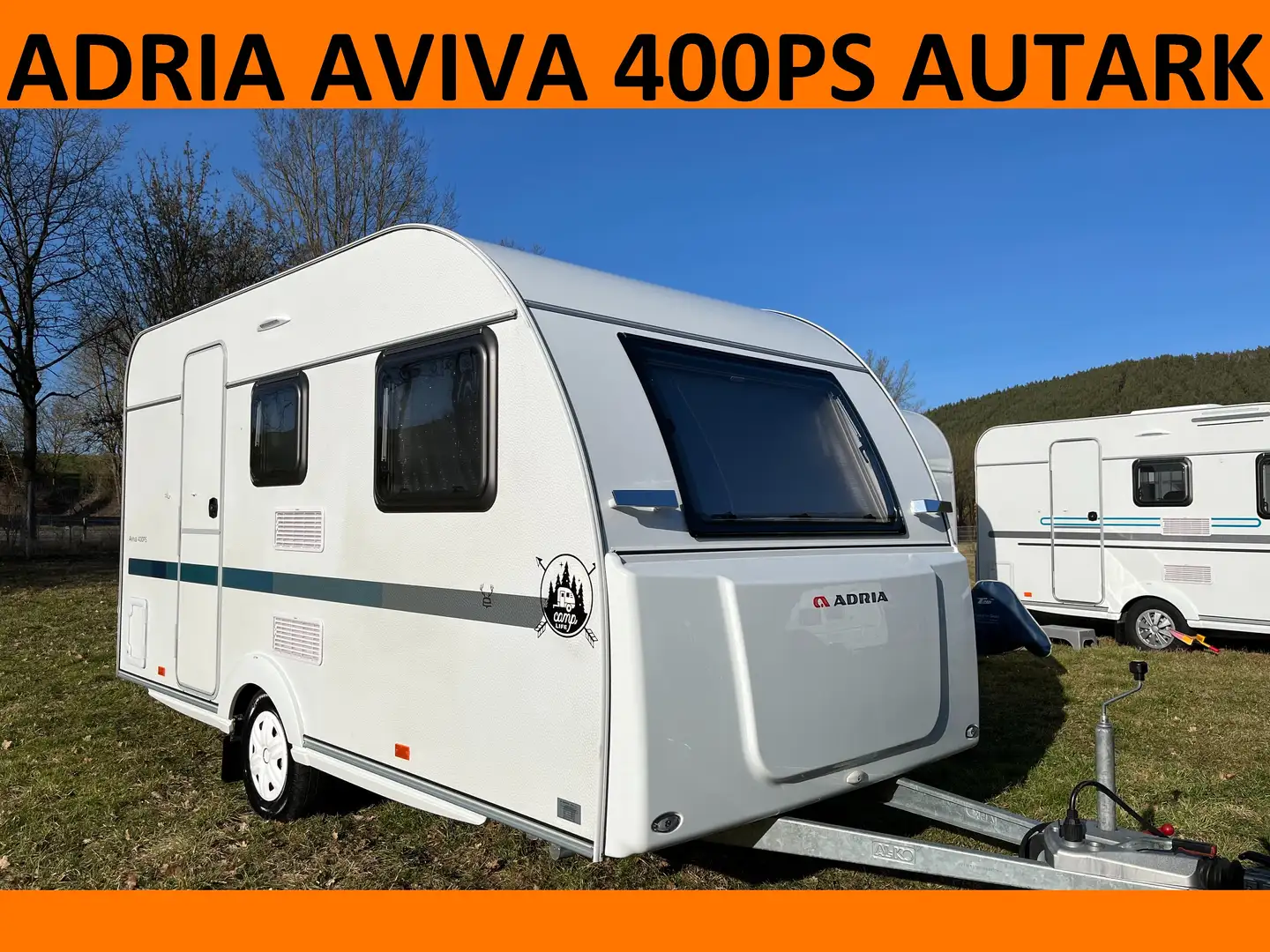 Adria AVIVA 400 PS AUTARK VORDACH Blanc - 1