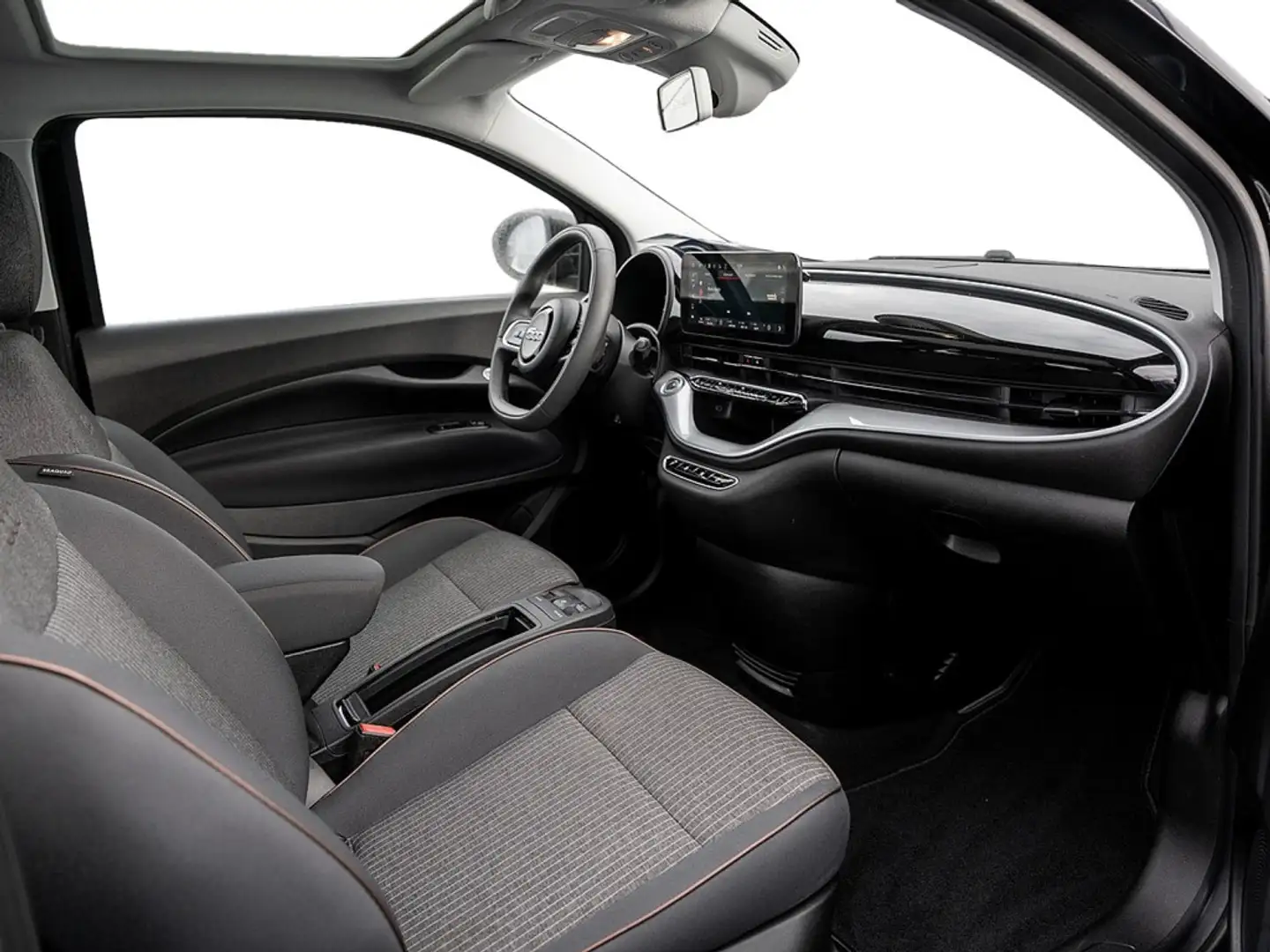 Fiat 500e Icon 42 kWh PANO GRA NAVI SHZ APP-CON. B Schwarz - 2