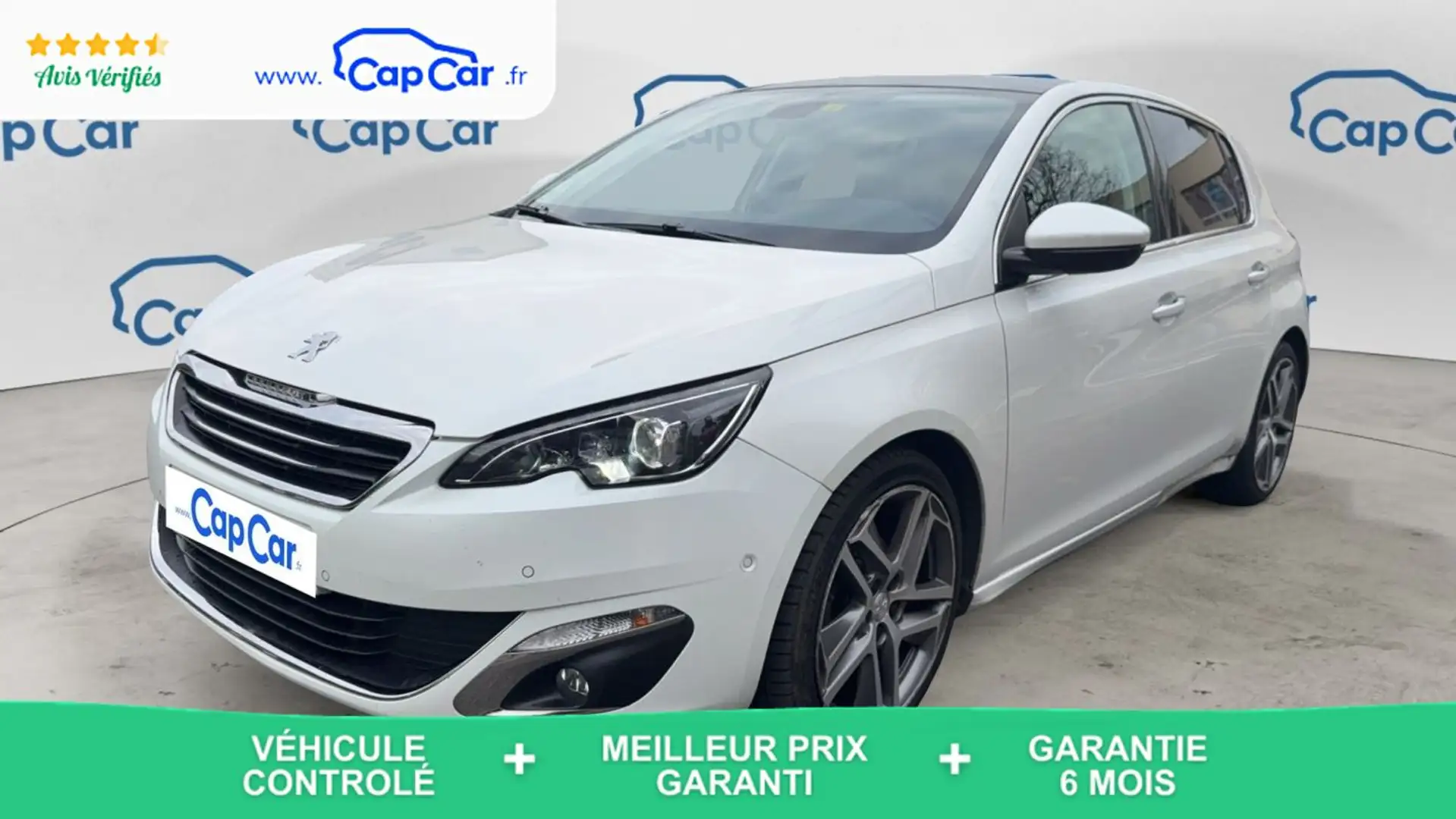 Peugeot 308 1.2 PureTech 130 EAT6 Feline Blanc - 1