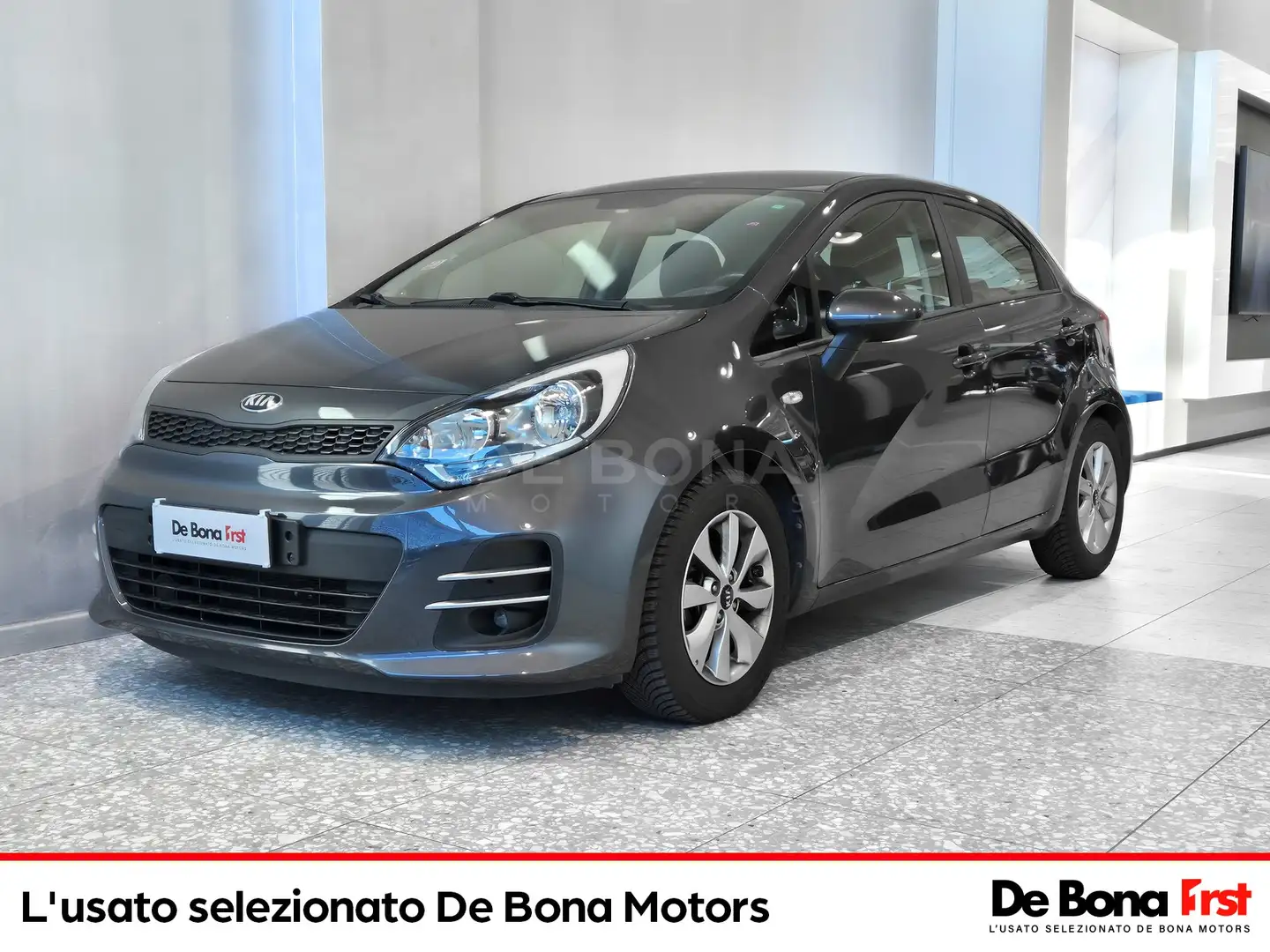 Kia Rio 5p 1.2 cool eco gpl Gris - 1