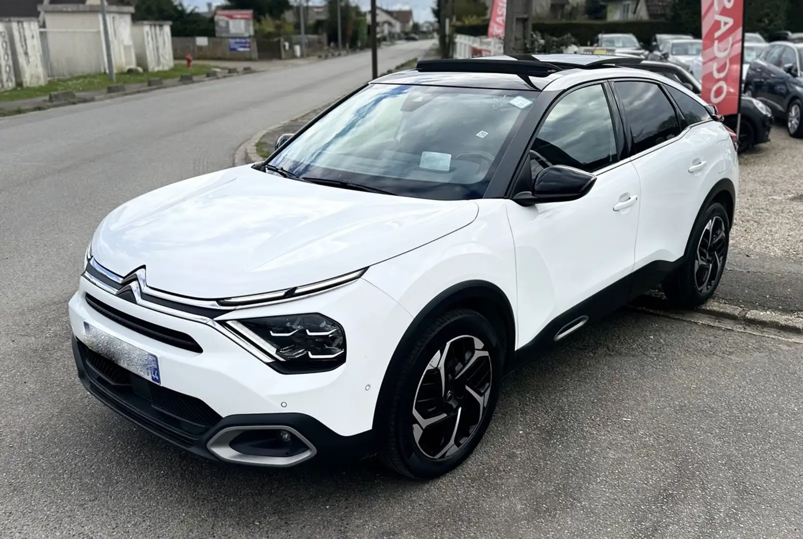 Citroen C4 1.5 BlueHDI 130CV BVA8  Shine Pack TOIT OUVRANT 14 Blanc - 1