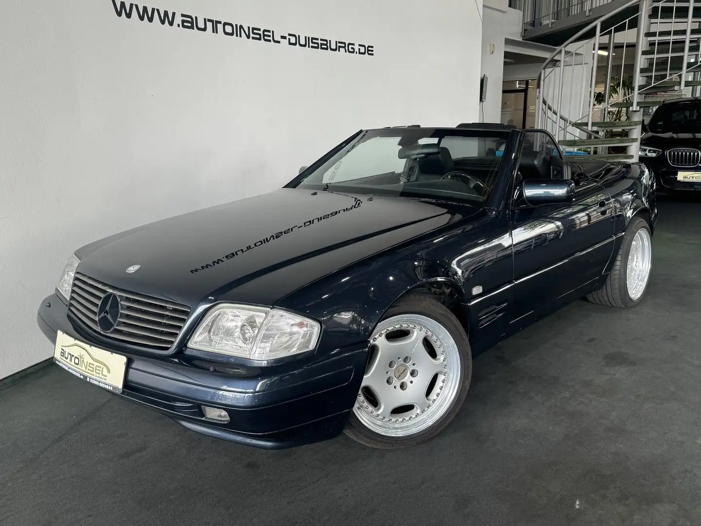 Mercedes-Benz SL 500 Cabrio Aut. SHZ Memory TOP Zustand Schwarz - 1
