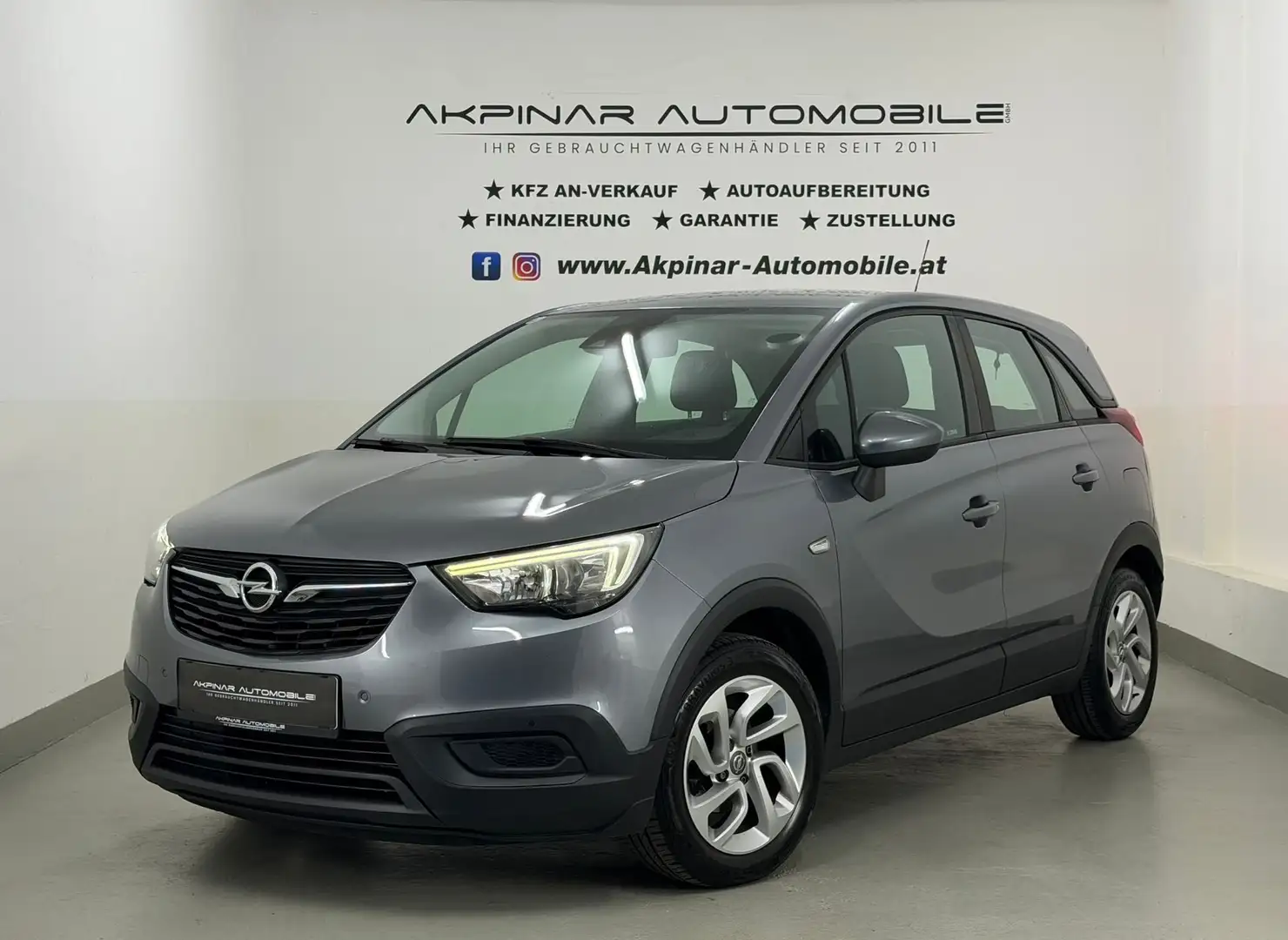 Opel Crossland X 1,2 Edition *ERSTBESITZ* Grau - 1