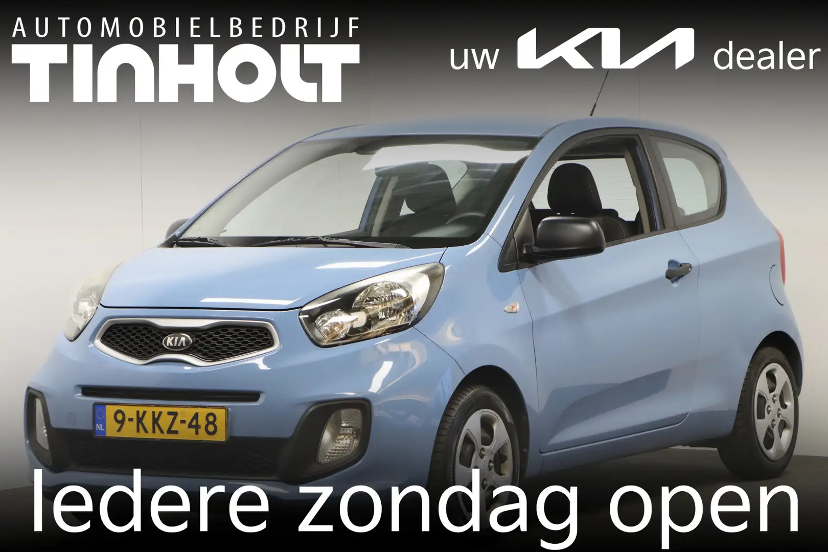 Kia Picanto 1.0 CVVT ISG 5 Zits / Navigatie Bleu - 1