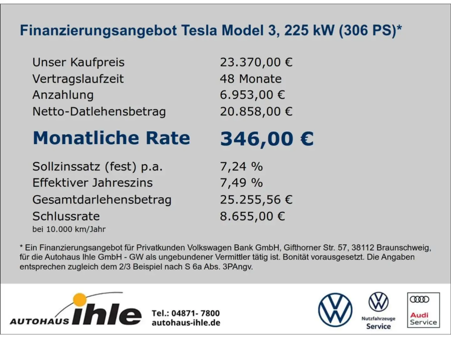 Tesla Model 3 Standard Range Plus 55kWh PANO.DACH+SOUND-SYSTEM+A Weiß - 2