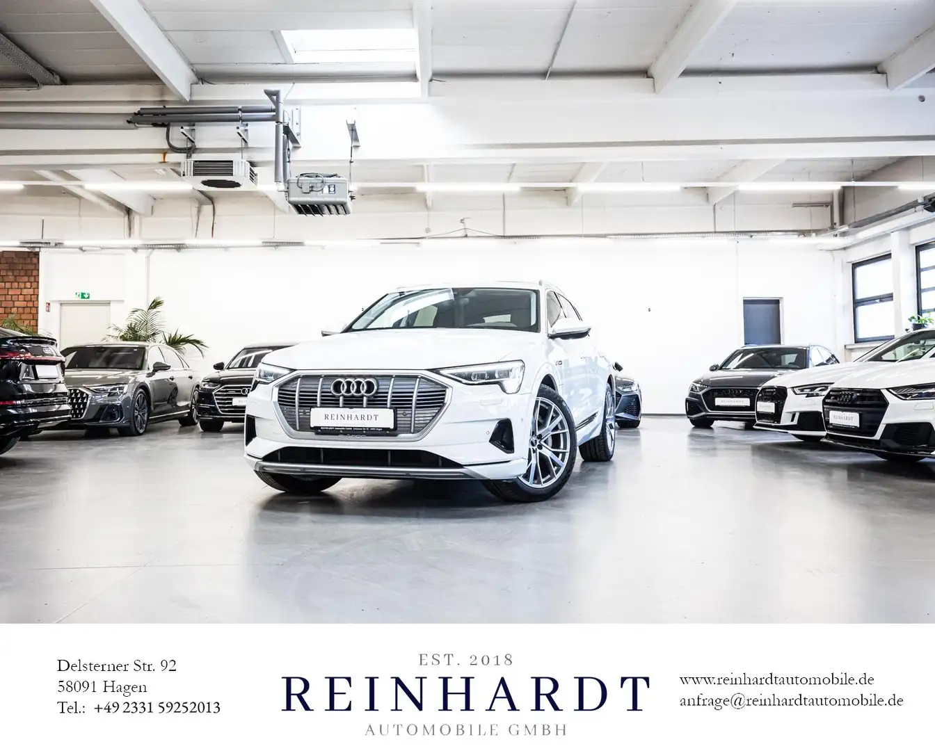 Audi e-tron 55 ADVANCED 21Z./ACC/MATRIX/PANO/KEYLESS Weiß - 1