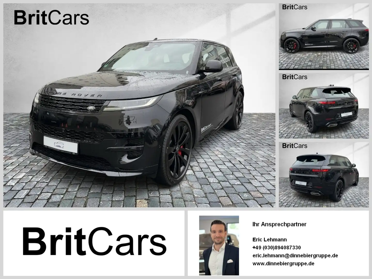 Land Rover Range Rover Sport P550e Autobiography W-Paket Zwart - 1