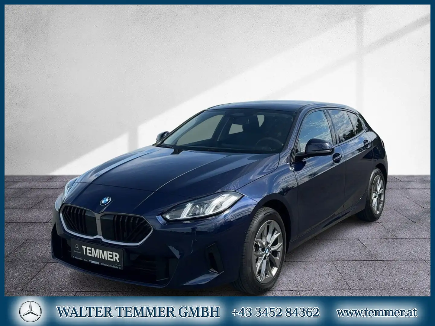 BMW 118 d Aut. LED RKam Navi Tempomat Shz LRHZ Blau - 1