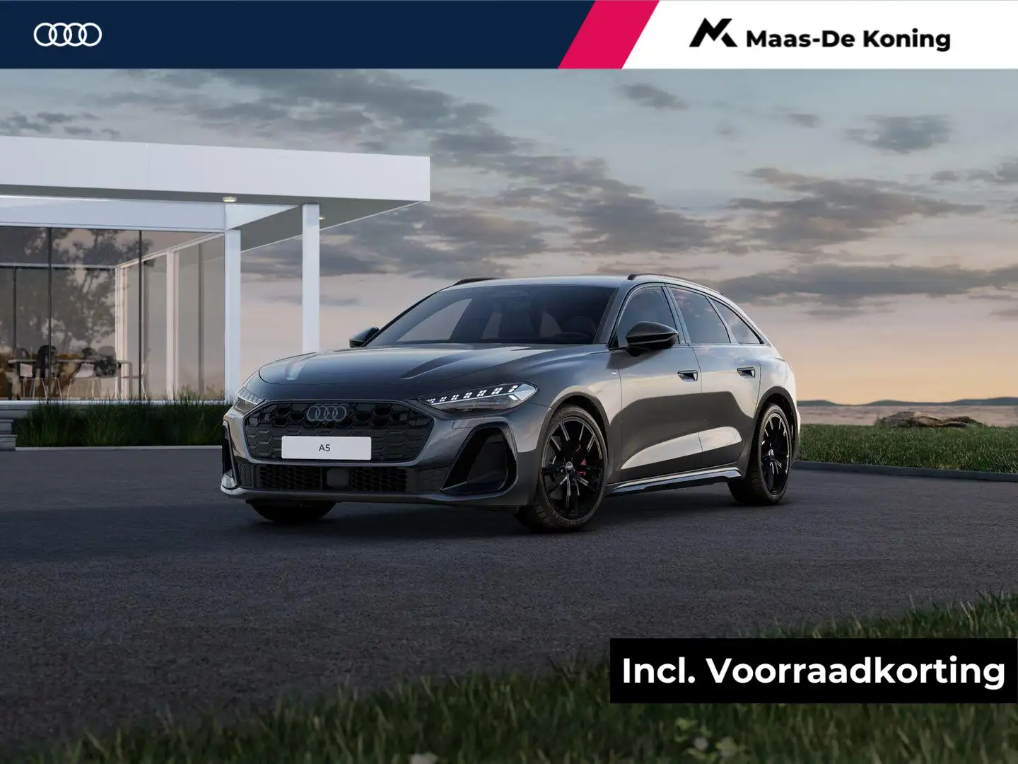 Audi A5 Avant 2.0 TFSI S edition · Lederen bekleding · Opt Grijs - 1
