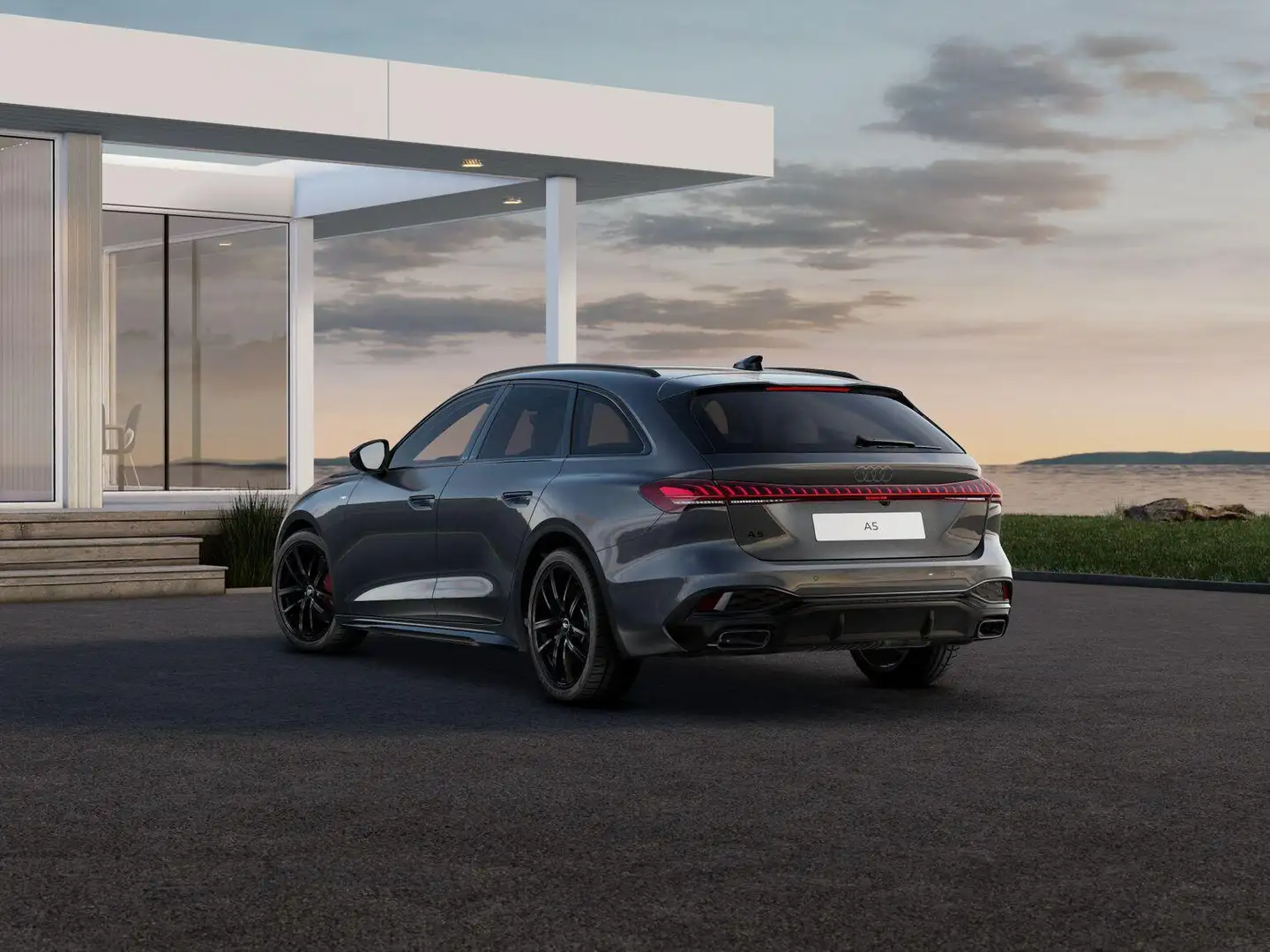 Audi A5 Avant 2.0 TFSI S edition · Lederen bekleding · Opt Grau - 2