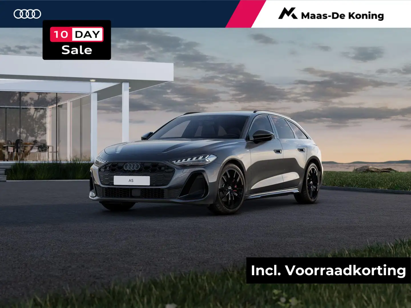 Audi A5 Avant 2.0 TFSI S edition · Lederen bekleding · Opt Grau - 1