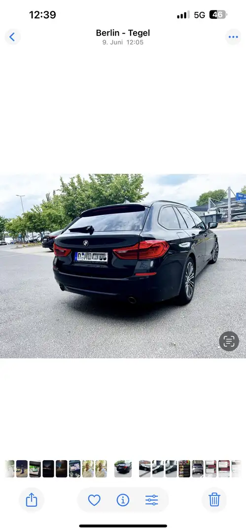 BMW 520 520 d Sport Line Schwarz - 2