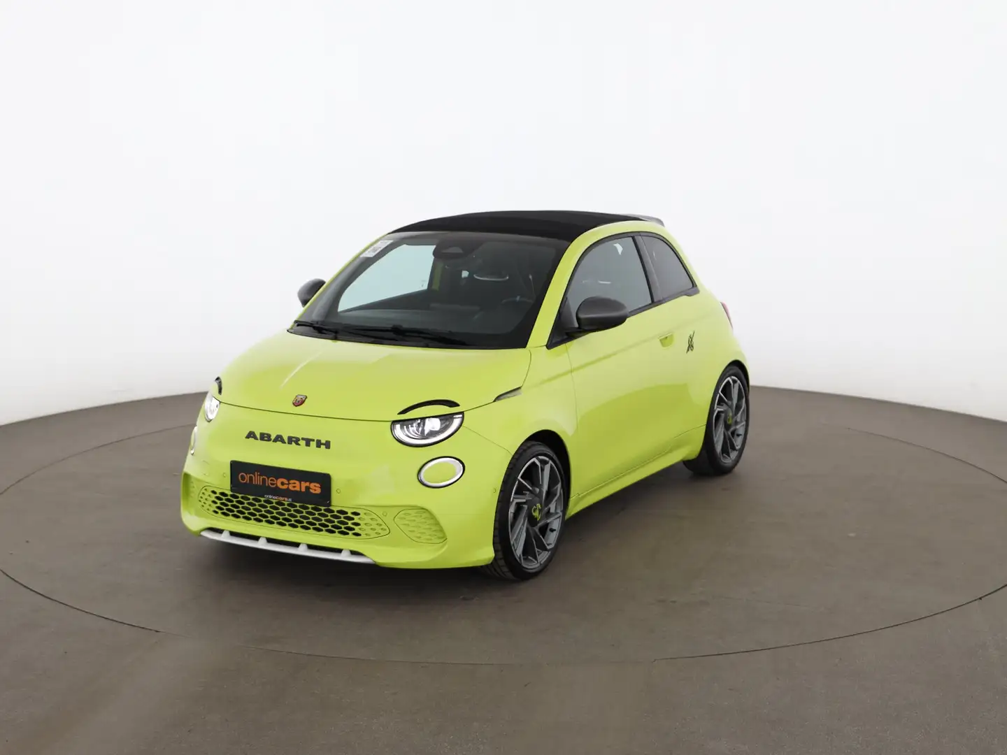 Abarth 500e Cabrio Turismo Aut LED LEDER NAVI TEMP R-CAM Grün - 2