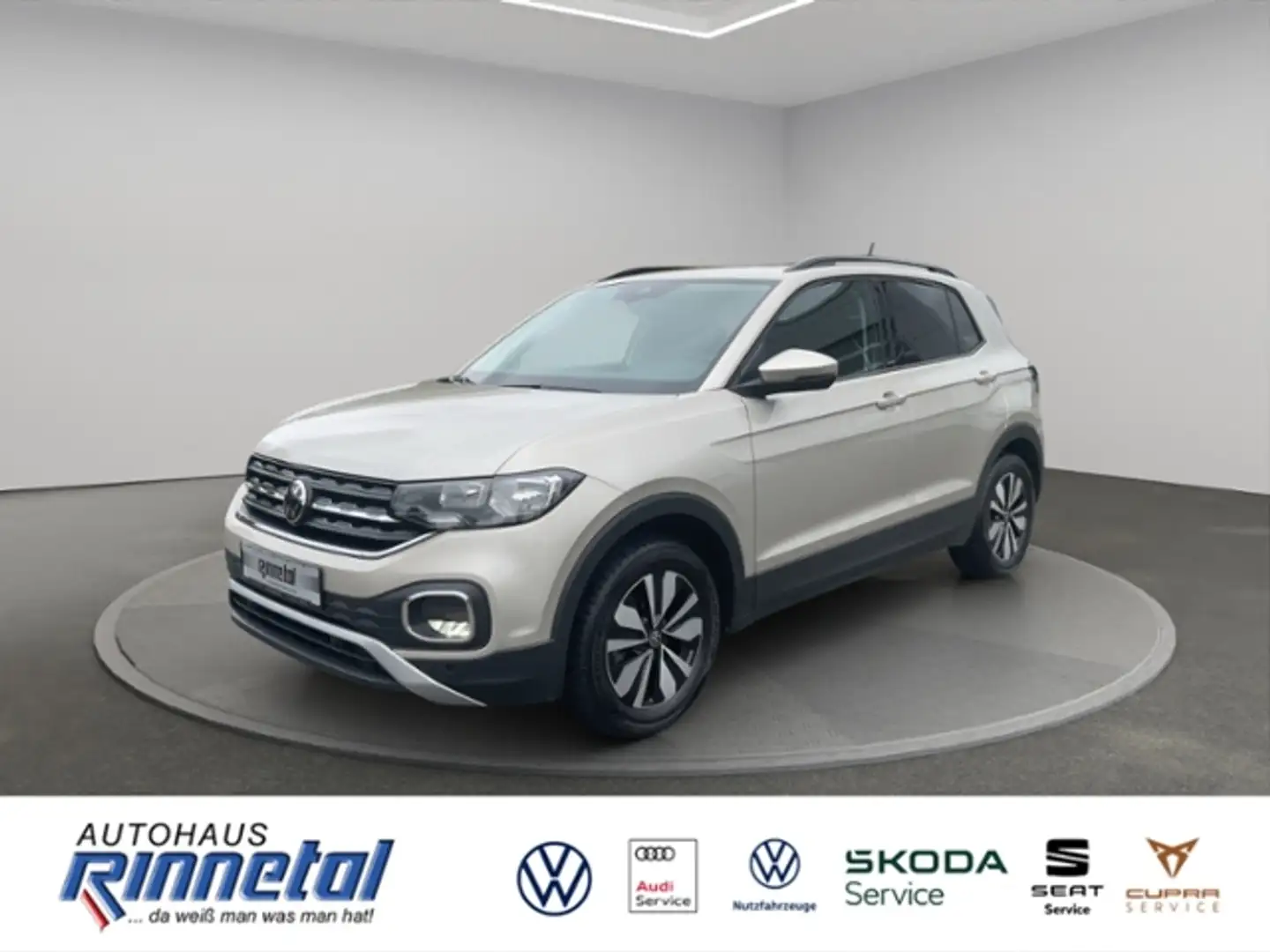 Volkswagen T-Cross 1.0 TSI Move NAVI+ACC+KLIMAAUT+PDC+SITZHZG+NSW+MU Silber - 1