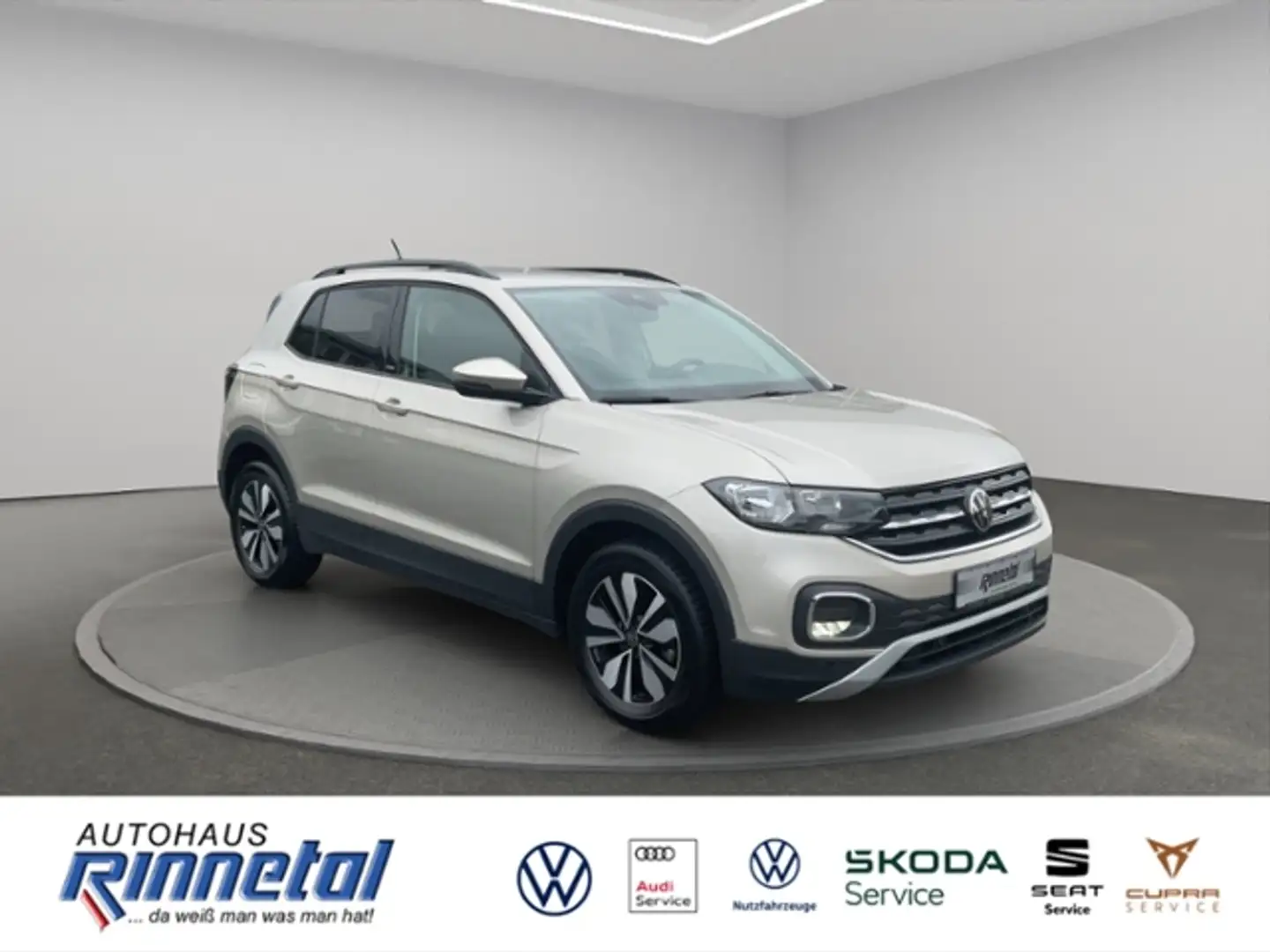 Volkswagen T-Cross 1.0 TSI Move NAVI+ACC+KLIMAAUT+PDC+SITZHZG+NSW+MU Silber - 2