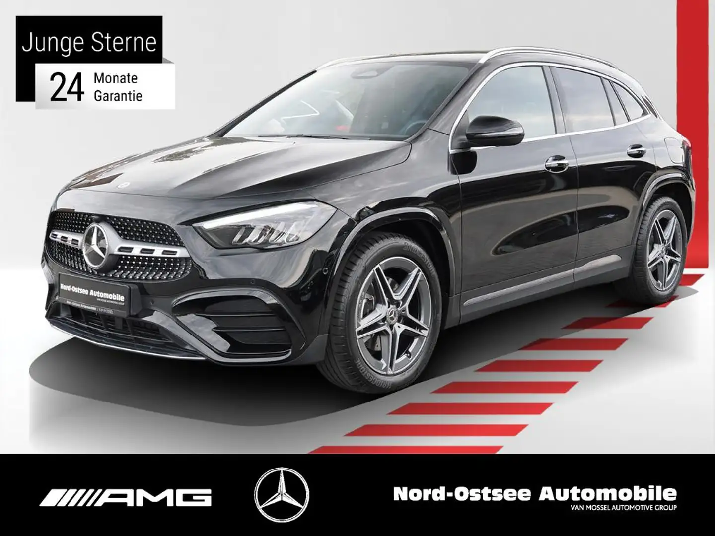 Mercedes-Benz GLA 200 AMG AHK KAMERA SITZHZG KLIMA LED Noir - 1