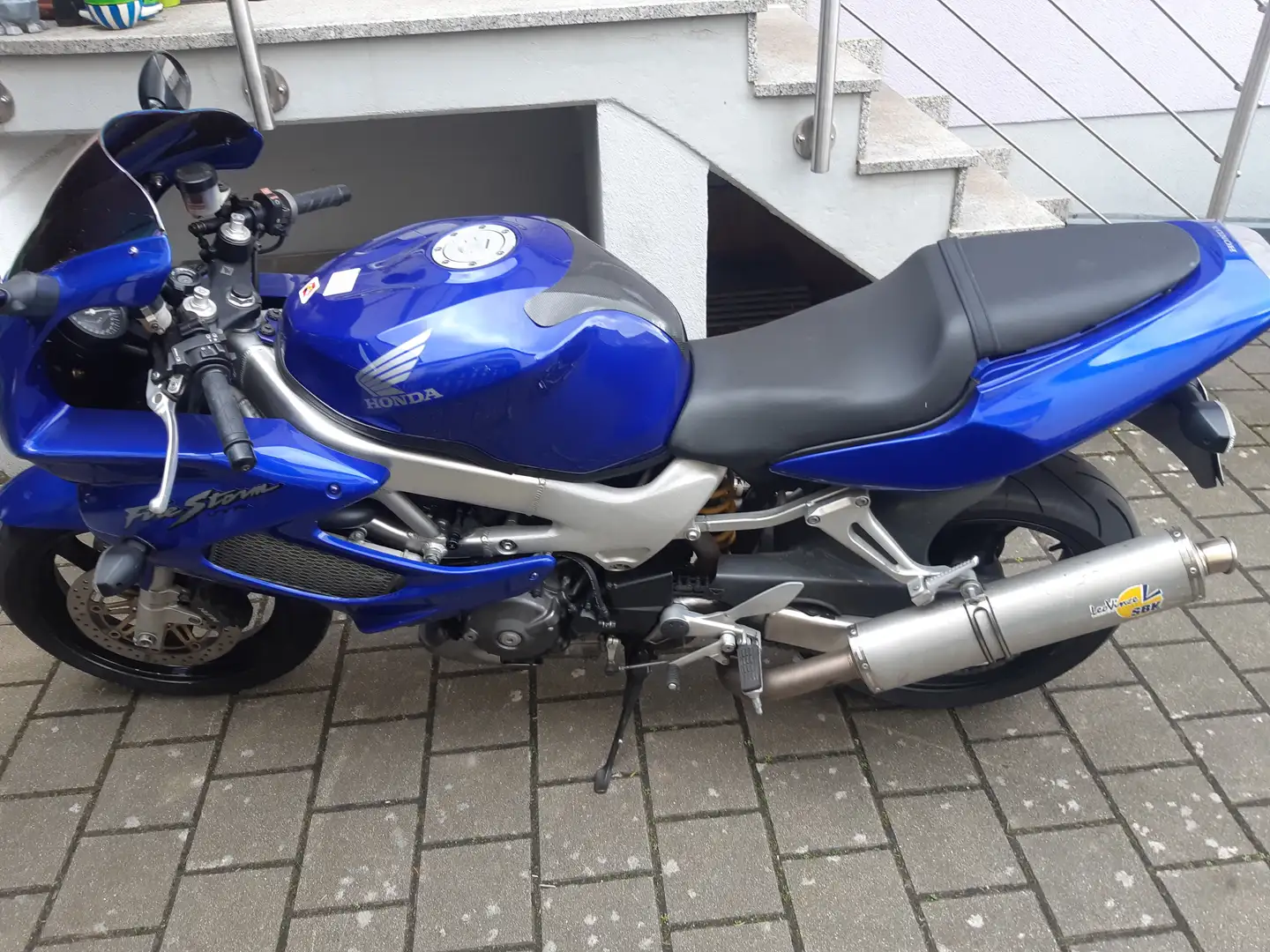 Honda VTR 1000 VTR1000f Bleu - 2