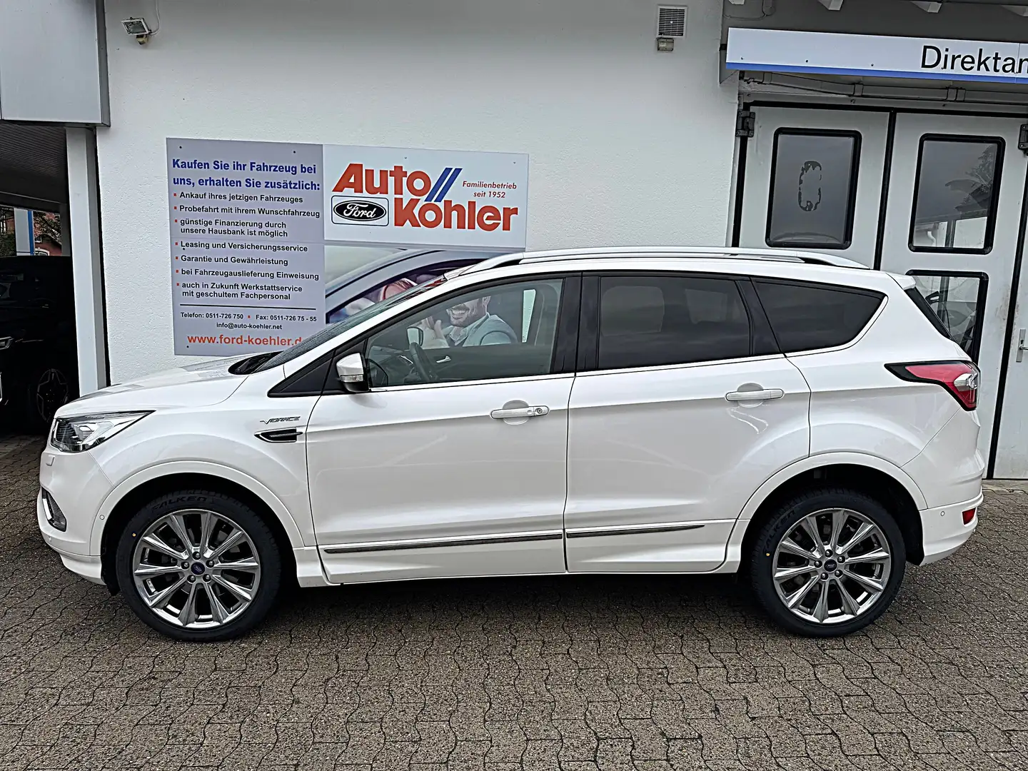 Ford Kuga VIGNALE Scheckheftgepflegt 4 neue Ganzjahresreifen Blanc - 2