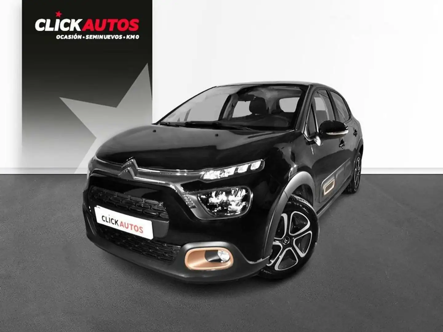 Citroen C3 1.2 Puretech 83CV C-Series Noir - 1