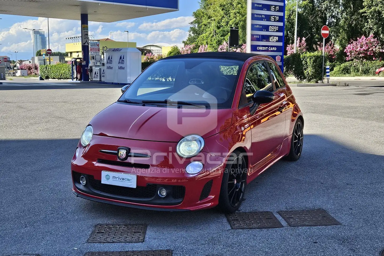 Abarth 500C 500 C 1.4 Turbo T-Jet Custom Piros - 1