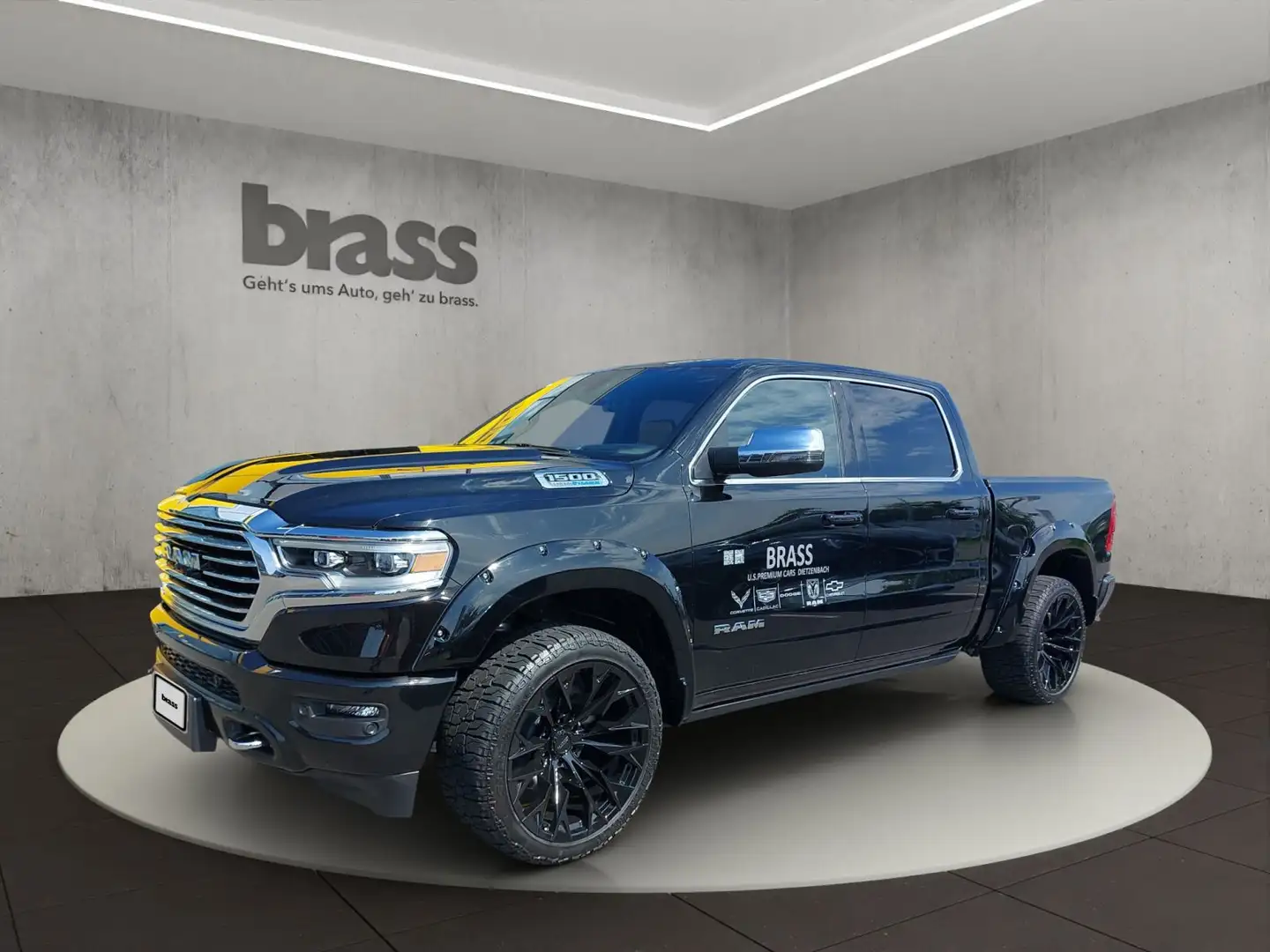 Dodge RAM 1500 Longhorn Crew Cab Schwarz - 1