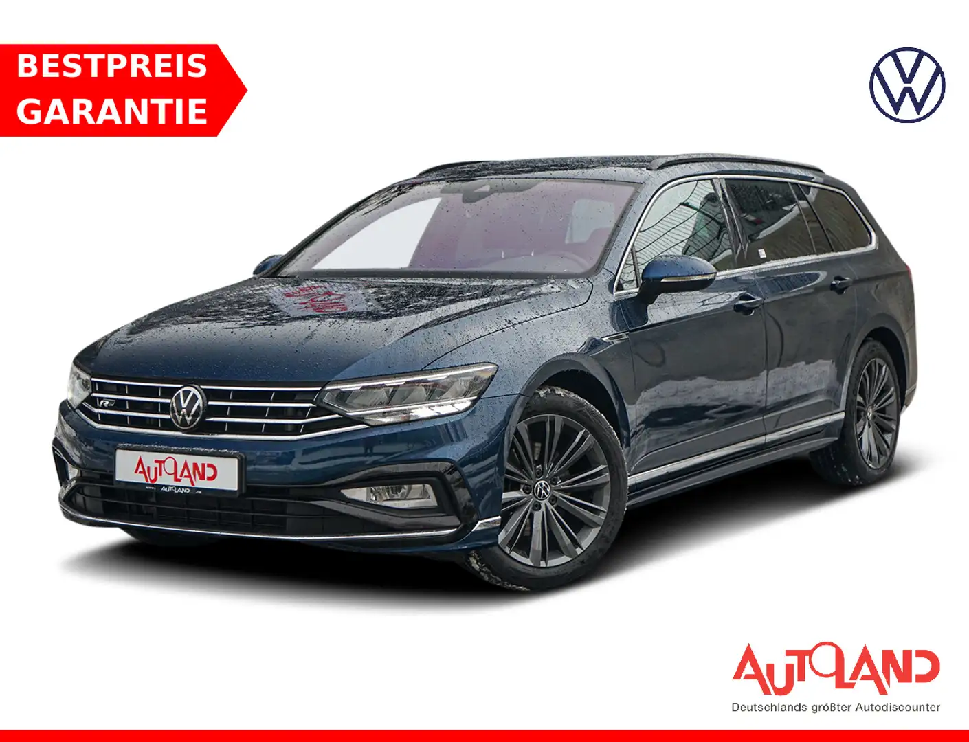 Volkswagen Passat Variant Passat Var. 2.0 TDI R-Line LED Navi ACC Kamera Bleu - 1