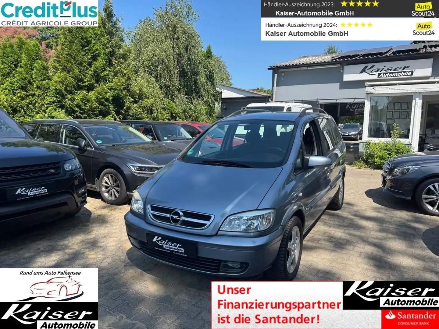 Opel Zafira 1.Besitz-komplette Hitorie-7 Sitzer-Top Zustand Grigio - 1