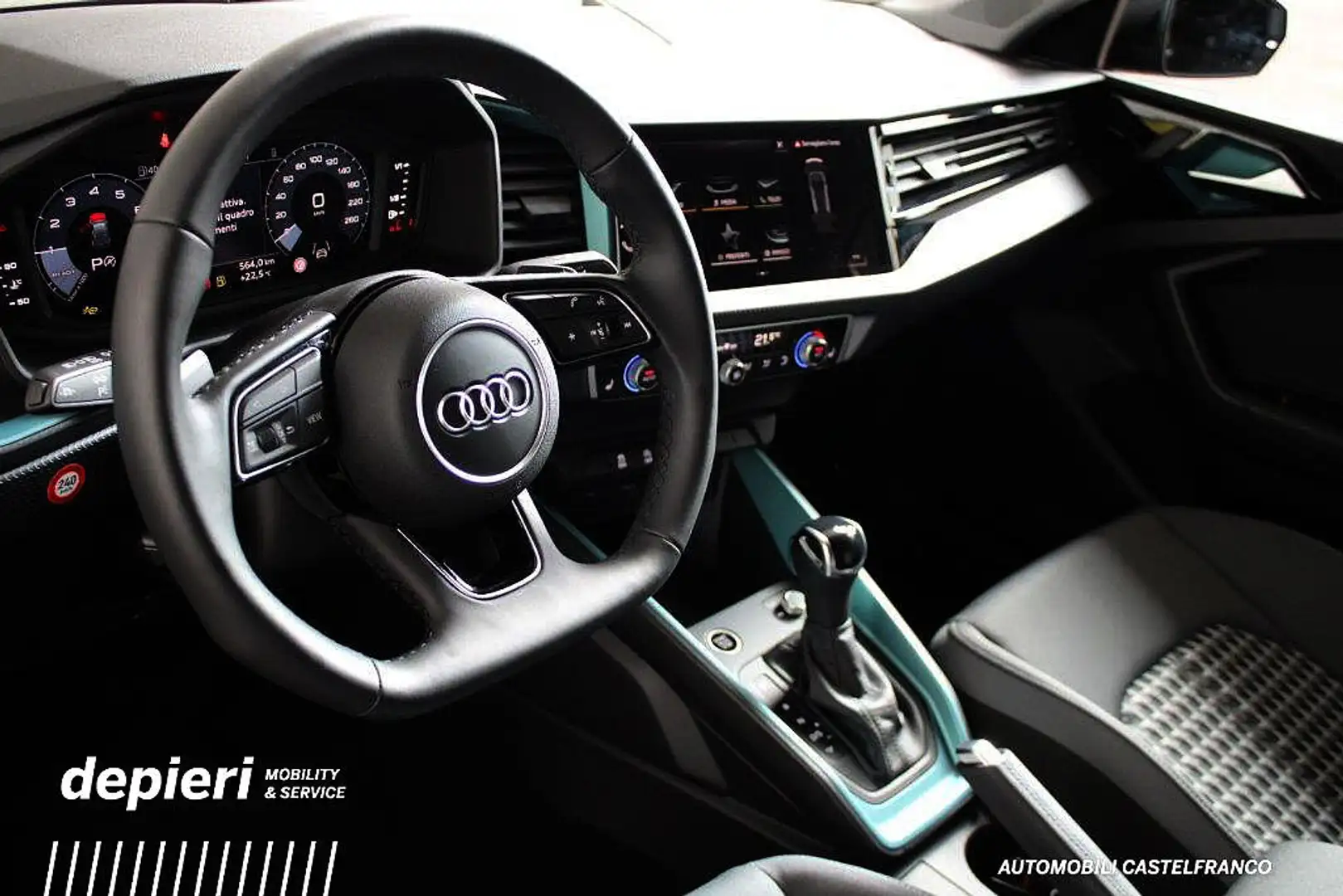 Audi A1 allstreet 30 TFSI S tronic -Ok Neop Nero - 2