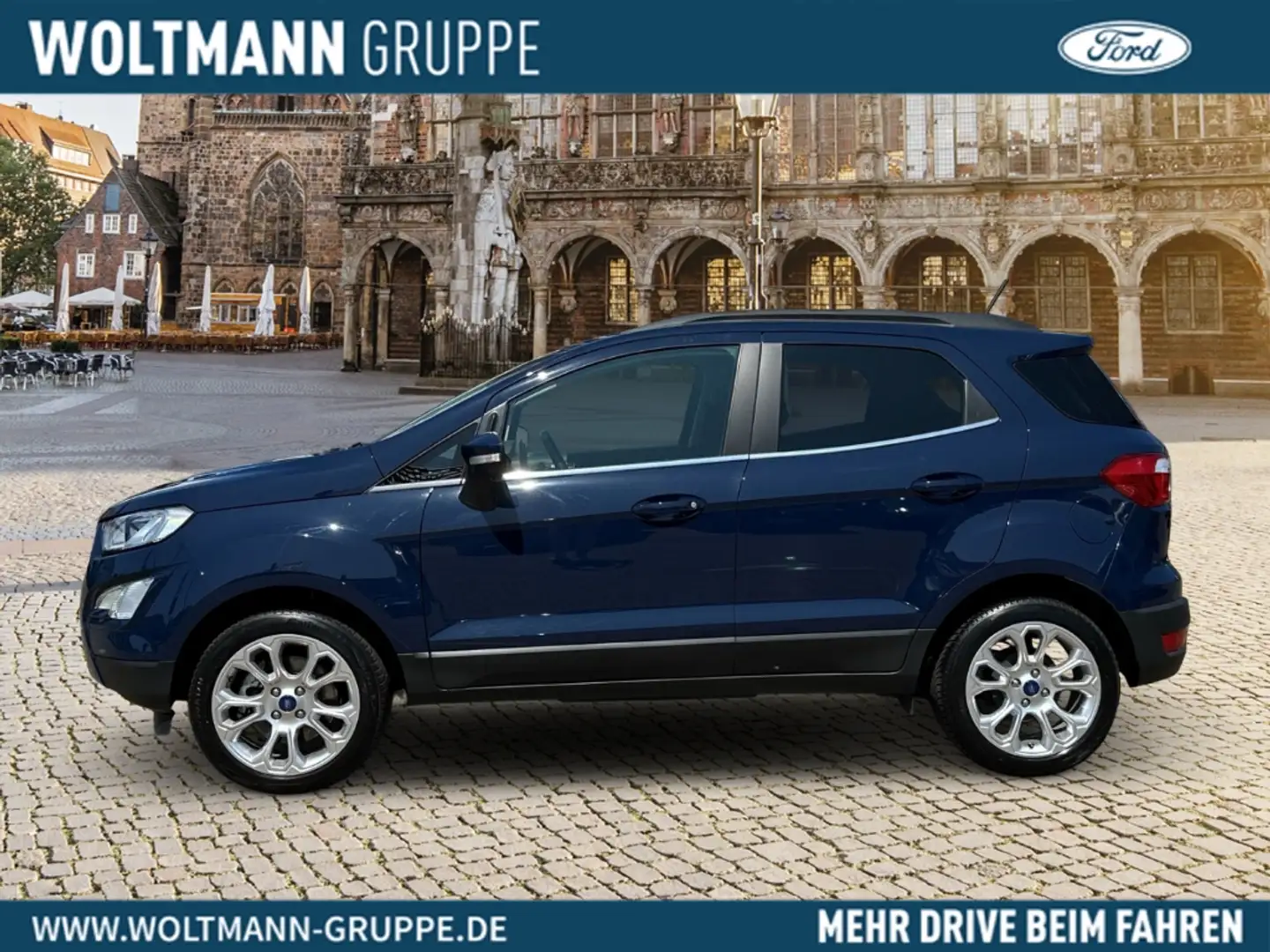 Ford EcoSport Titanium 1.0 EcoBoost EU6d LED DAB Winterpaket Bleu - 2