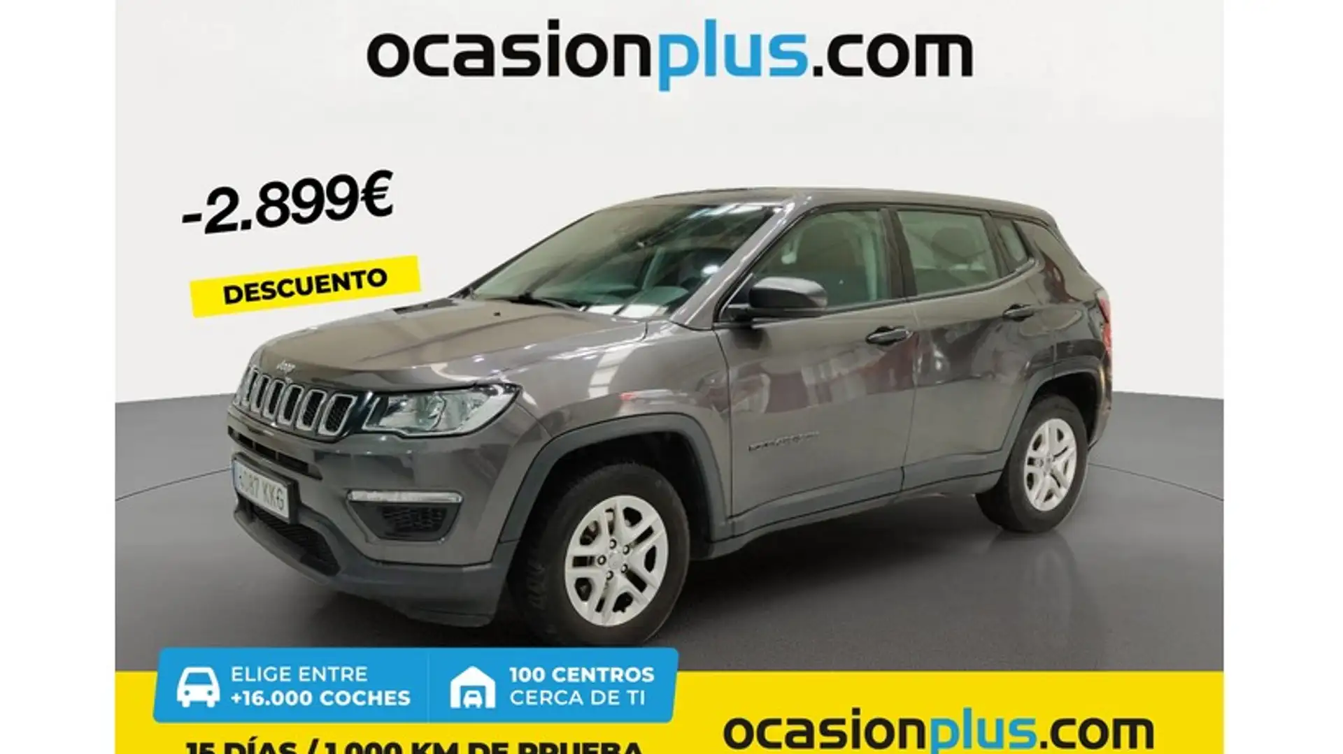 Jeep Compass 1.4 Multiair Sport 4x2 103kW Gris - 1