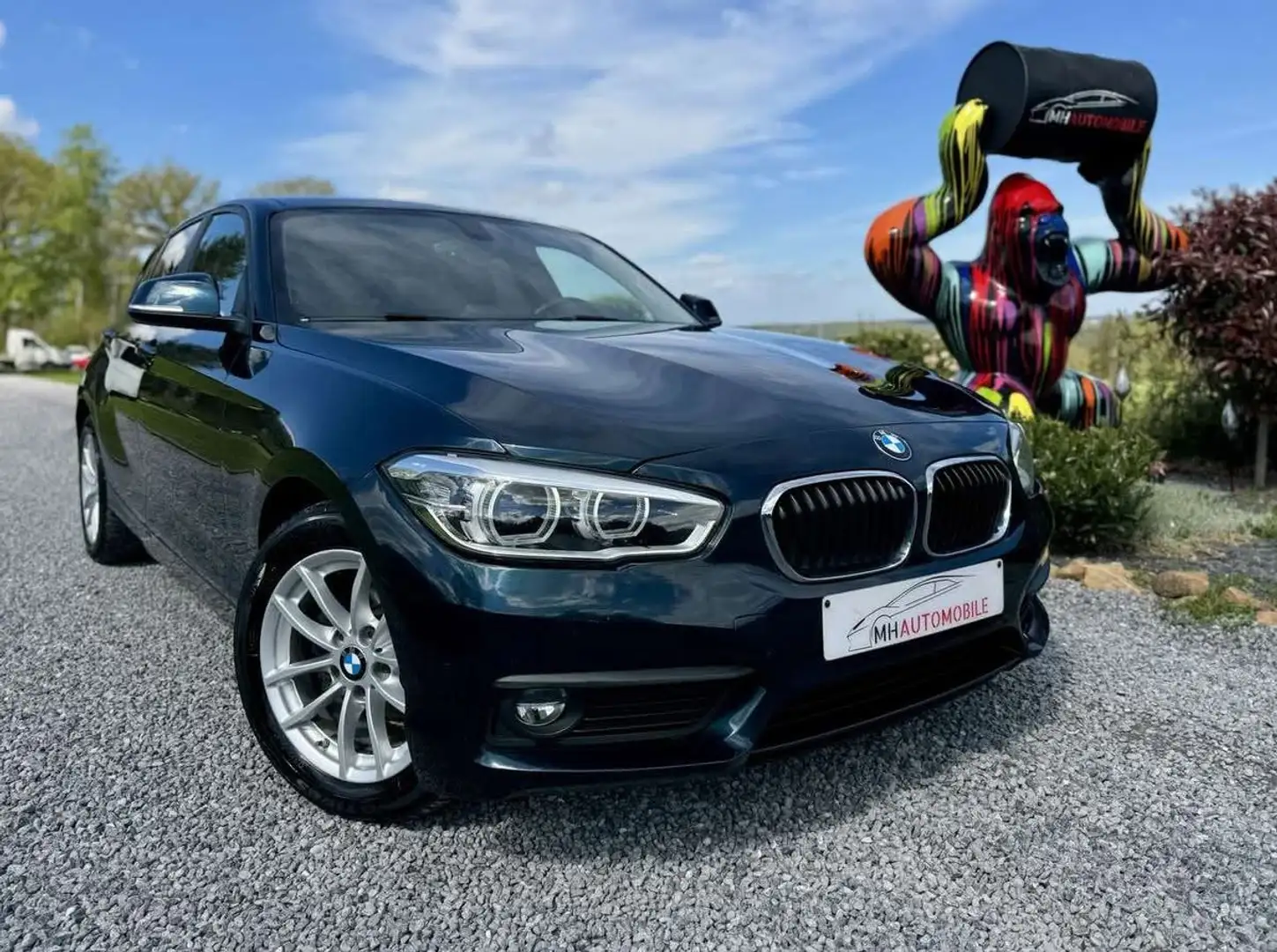 BMW 116 d Bleu - 1