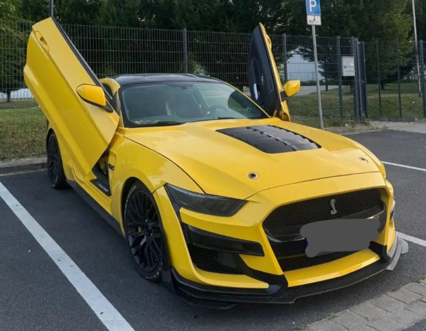 Ford Mustang Flügeltüren Jaune - 2