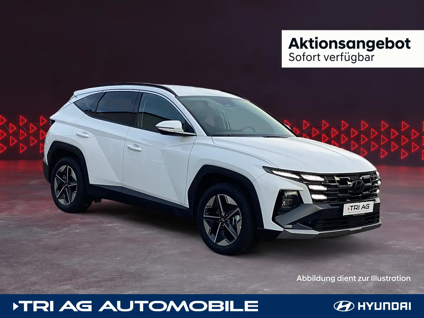 Hyundai TUCSON Trend Automatik (MY25) 48V Navi Sitzheizu Bianco - 1