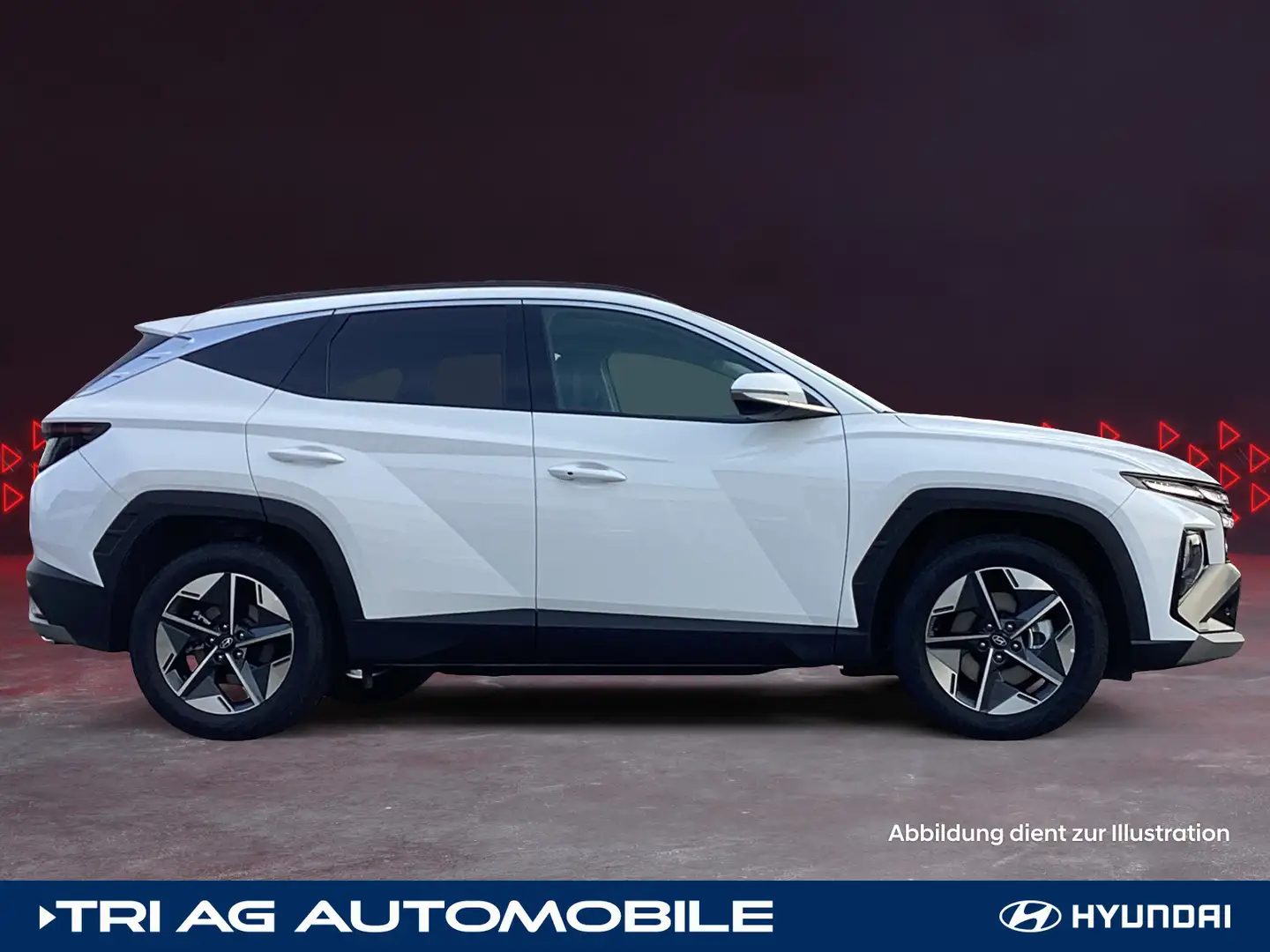 Hyundai TUCSON Trend Automatik (MY25) 48V Navi Sitzheizu Bianco - 2