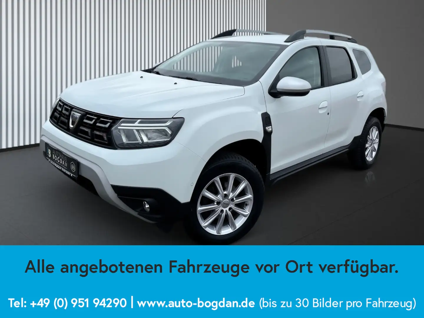Dacia Duster Prestige Automatik Tempomat*Navi v.App* Weiß - 2