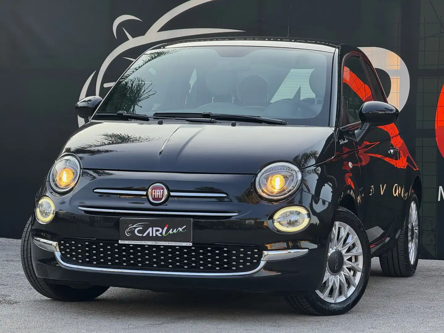 Fiat 500 1.0 Hybrid Dolcevita 70CV TETTO Nero - 1